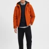 Abrigo Acolchado Con Capucha^Selected Cheap