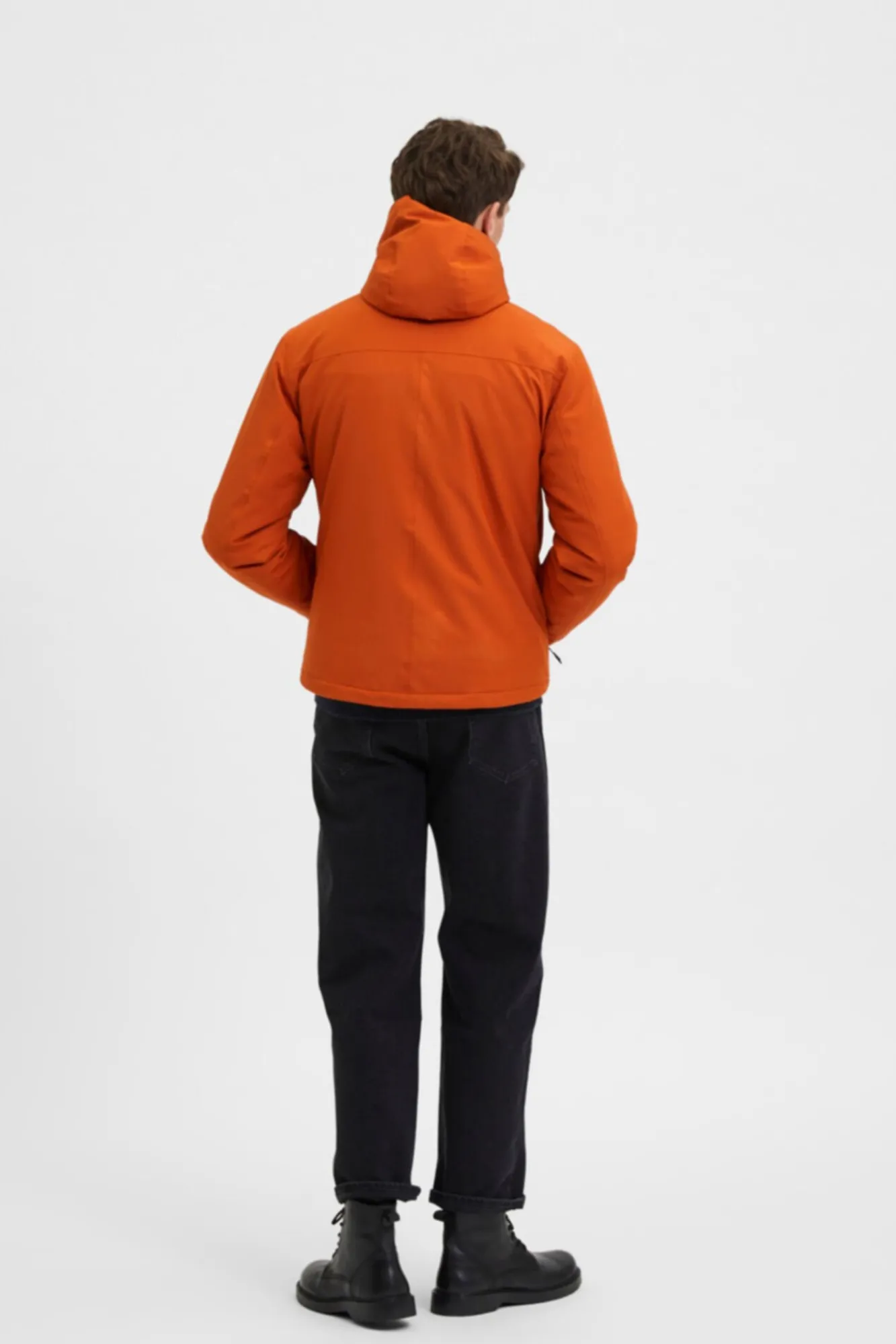 Abrigo Acolchado Con Capucha^Selected Cheap