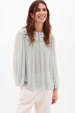 Aina Blusa Bordada Con Abalorios^Hoss Intropia Flash Sale