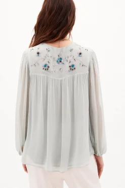 Aina Blusa Bordada Con Abalorios^Hoss Intropia Flash Sale