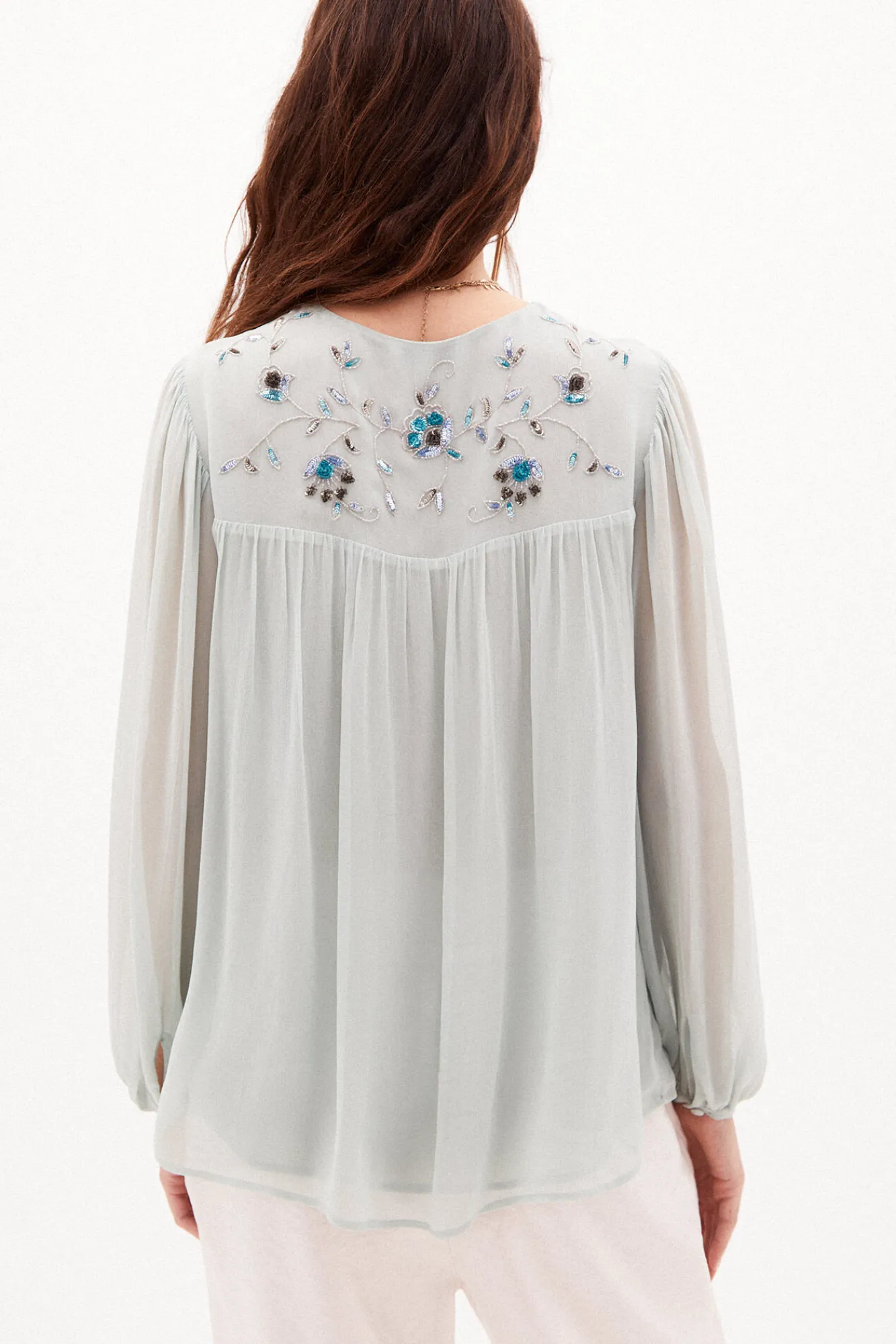 Aina Blusa Bordada Con Abalorios^Hoss Intropia Flash Sale