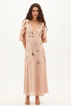 Aina Vestido Largo Bordado^Hoss Intropia Best Sale