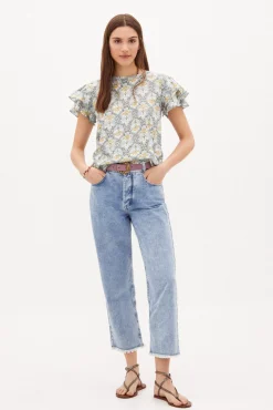 Alanna. Camiseta De Algodon Estampada^Hoss Intropia Online