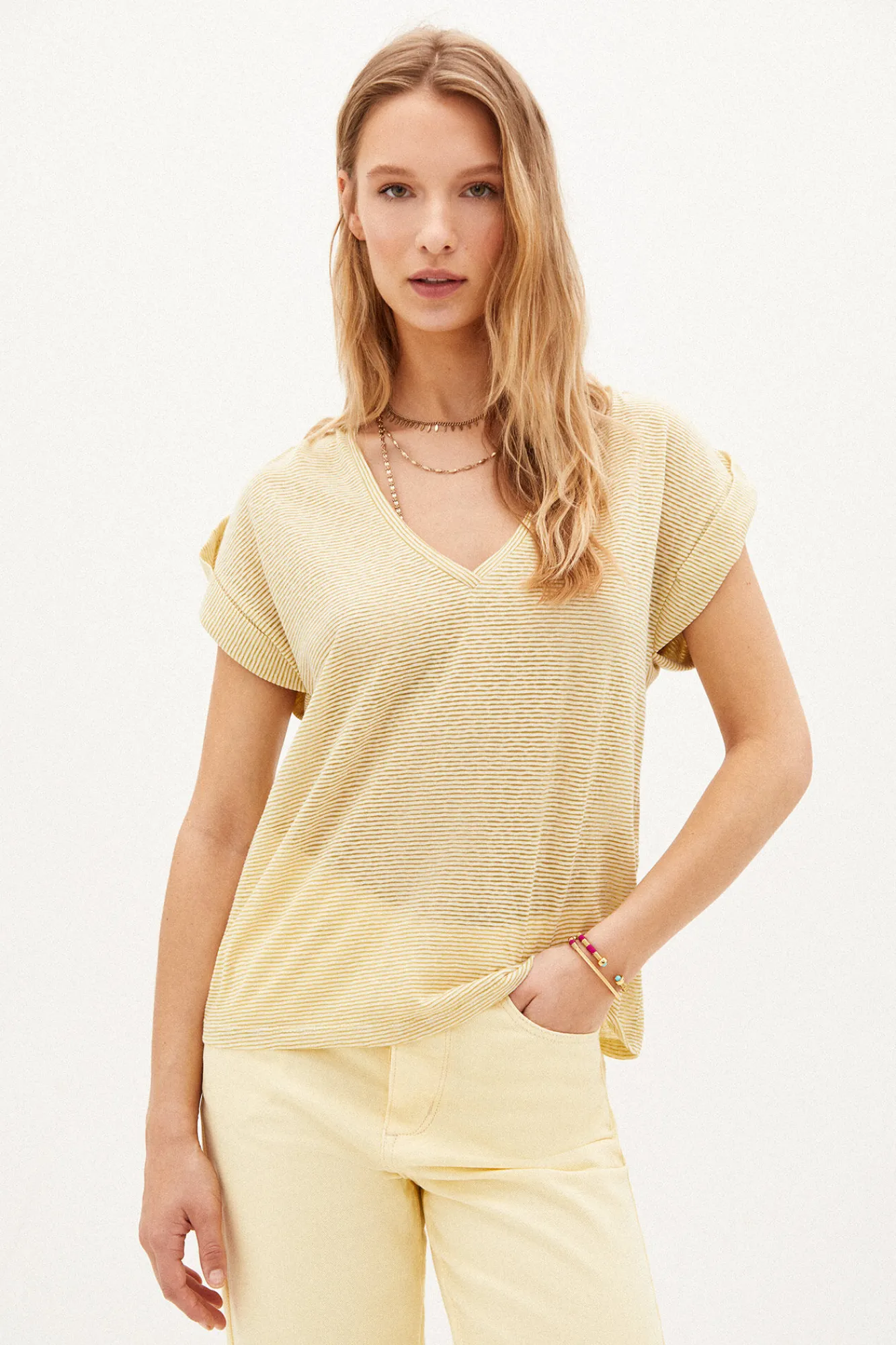 Alessandra. Camiseta De Rayas^Hoss Intropia Store