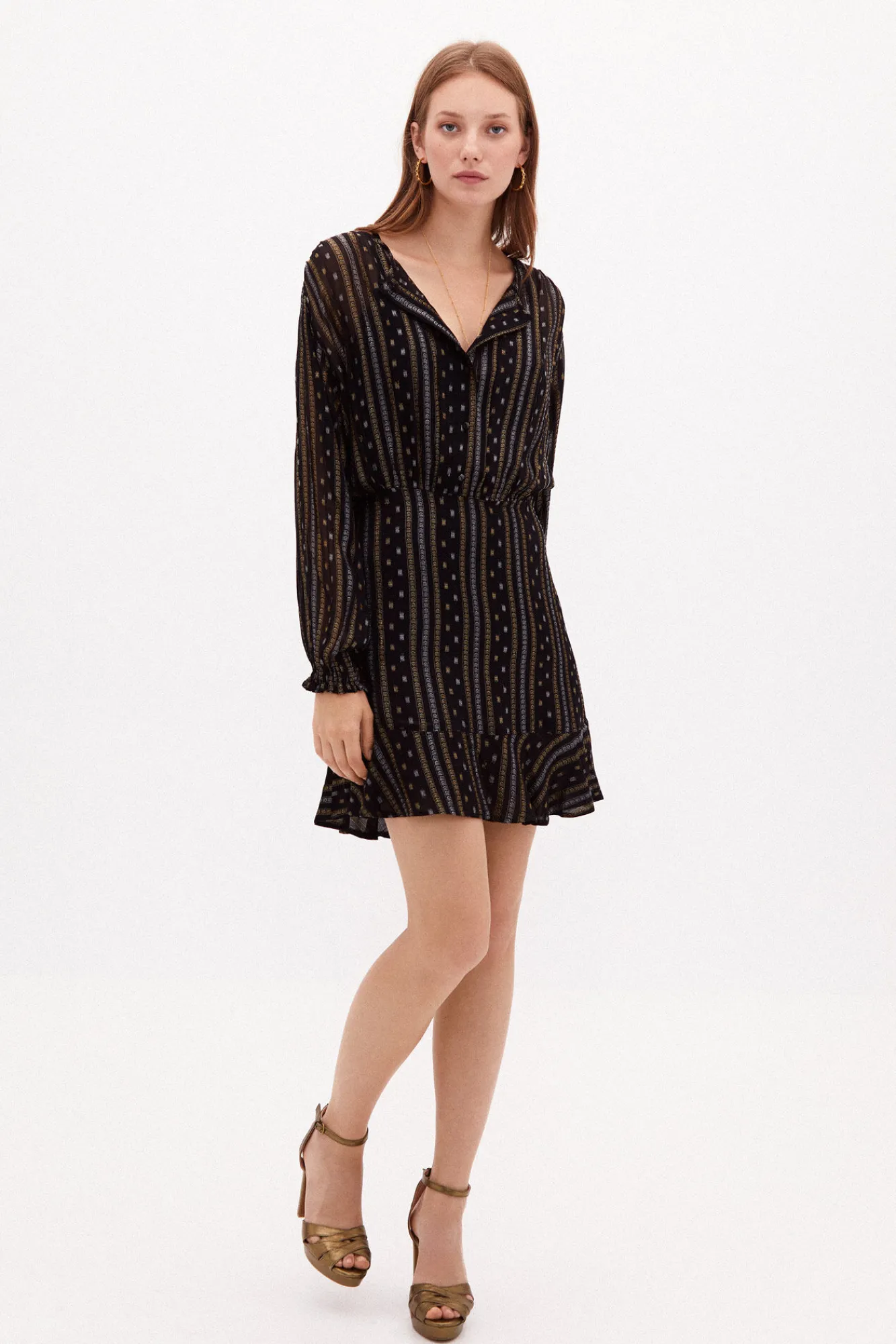 Alizee Vestido Corto Con Lurex^Hoss Intropia Clearance
