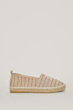 Alpargata Rayas Lurex Logo Bordado^Pedro del Hierro Store