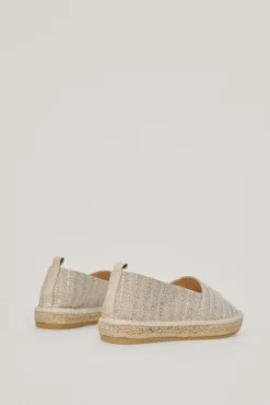 Alpargata Rayas Lurex Logo Bordado^Pedro del Hierro Best