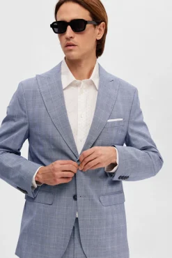 Americana De Cuadros Slim Fit.^Selected Cheap