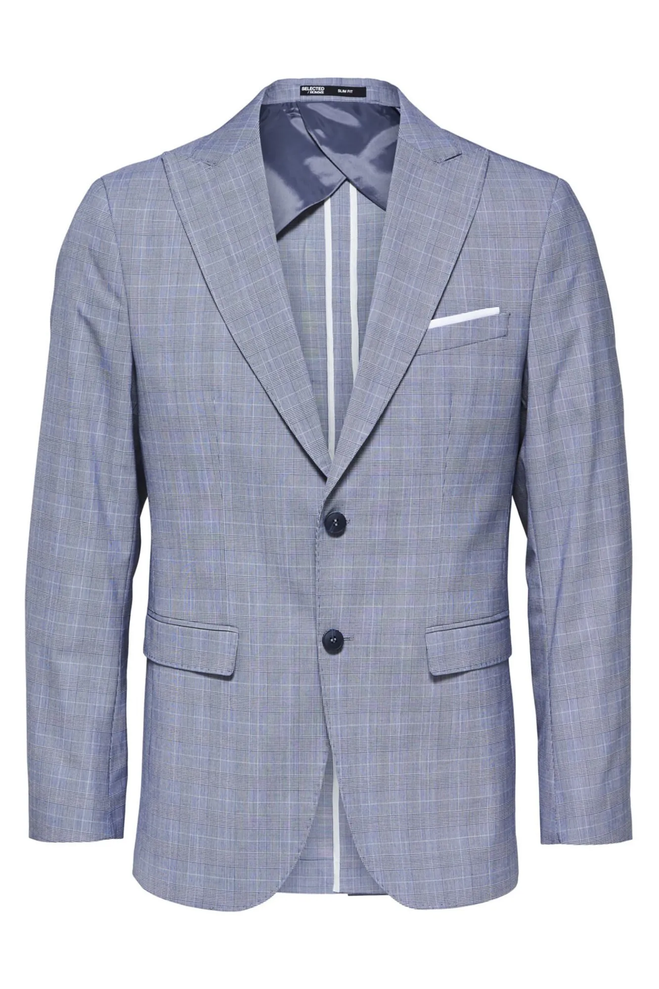 Americana De Cuadros Slim Fit.^Selected Cheap