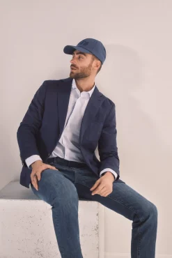 Americana Slim Algodon Y Lino^Ooto Cheap