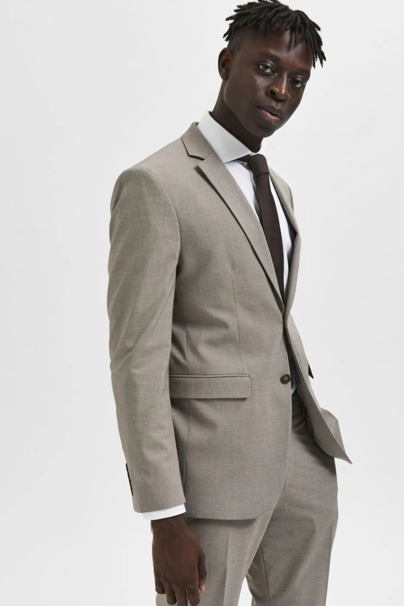 Americana Slim Fit Estructura^Selected Shop