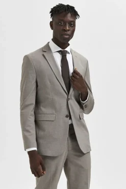 Americana Slim Fit Estructura^Selected Shop