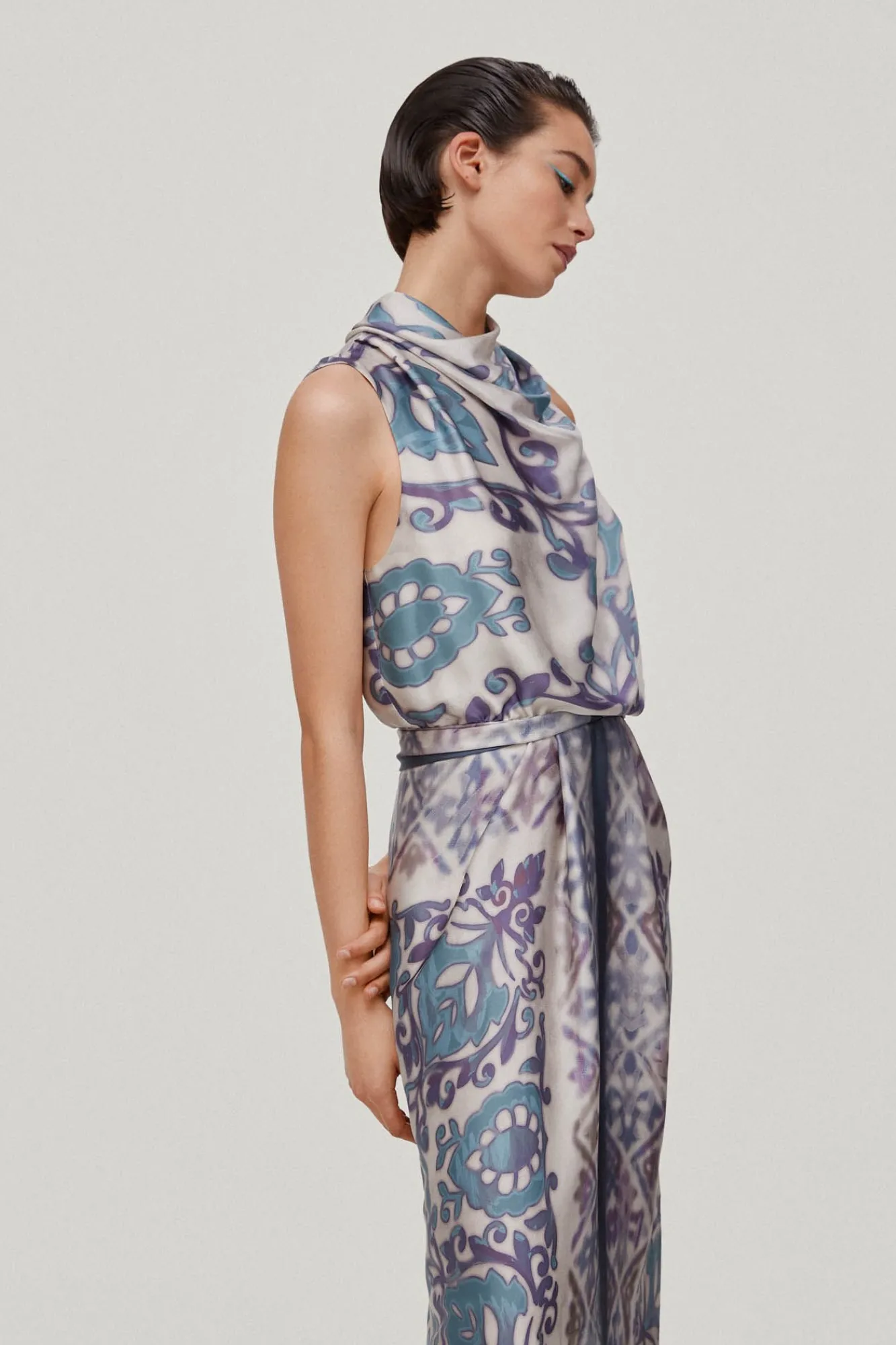 Ana Vestido Escote Panuelo^TFP by Tamara Falco Shop