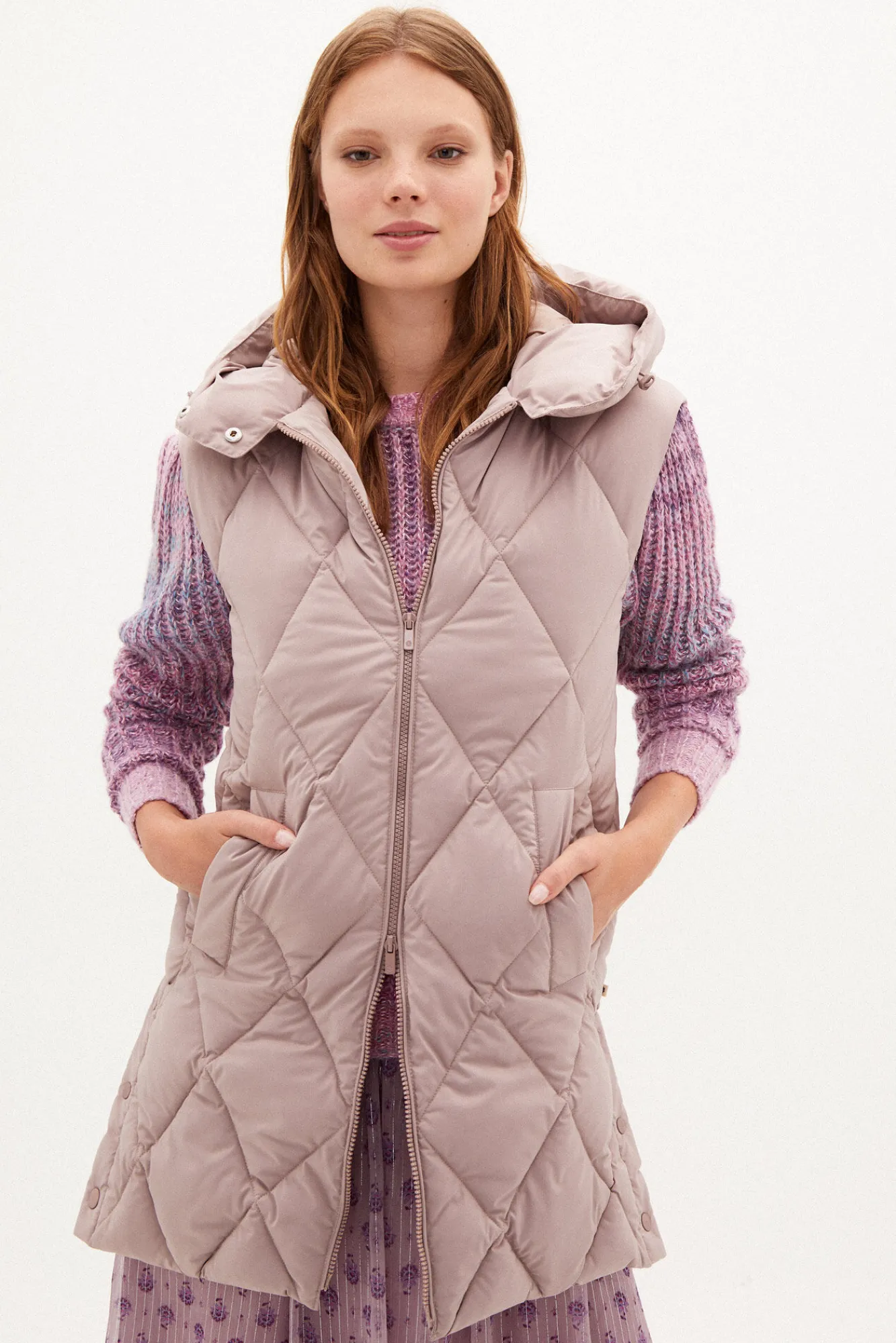 Anna Chaleco Largo Acolchado Con Capucha^Hoss Intropia Discount