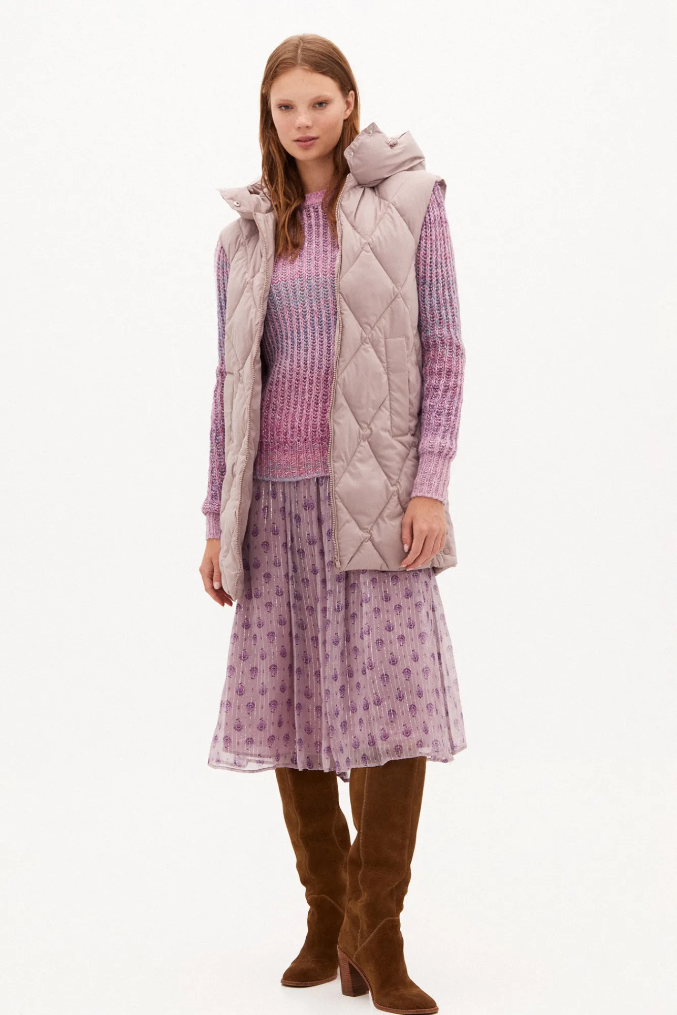 Anna Chaleco Largo Acolchado Con Capucha^Hoss Intropia Discount