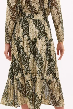 Aurora Falda Midi Estampada^Hoss Intropia Best Sale