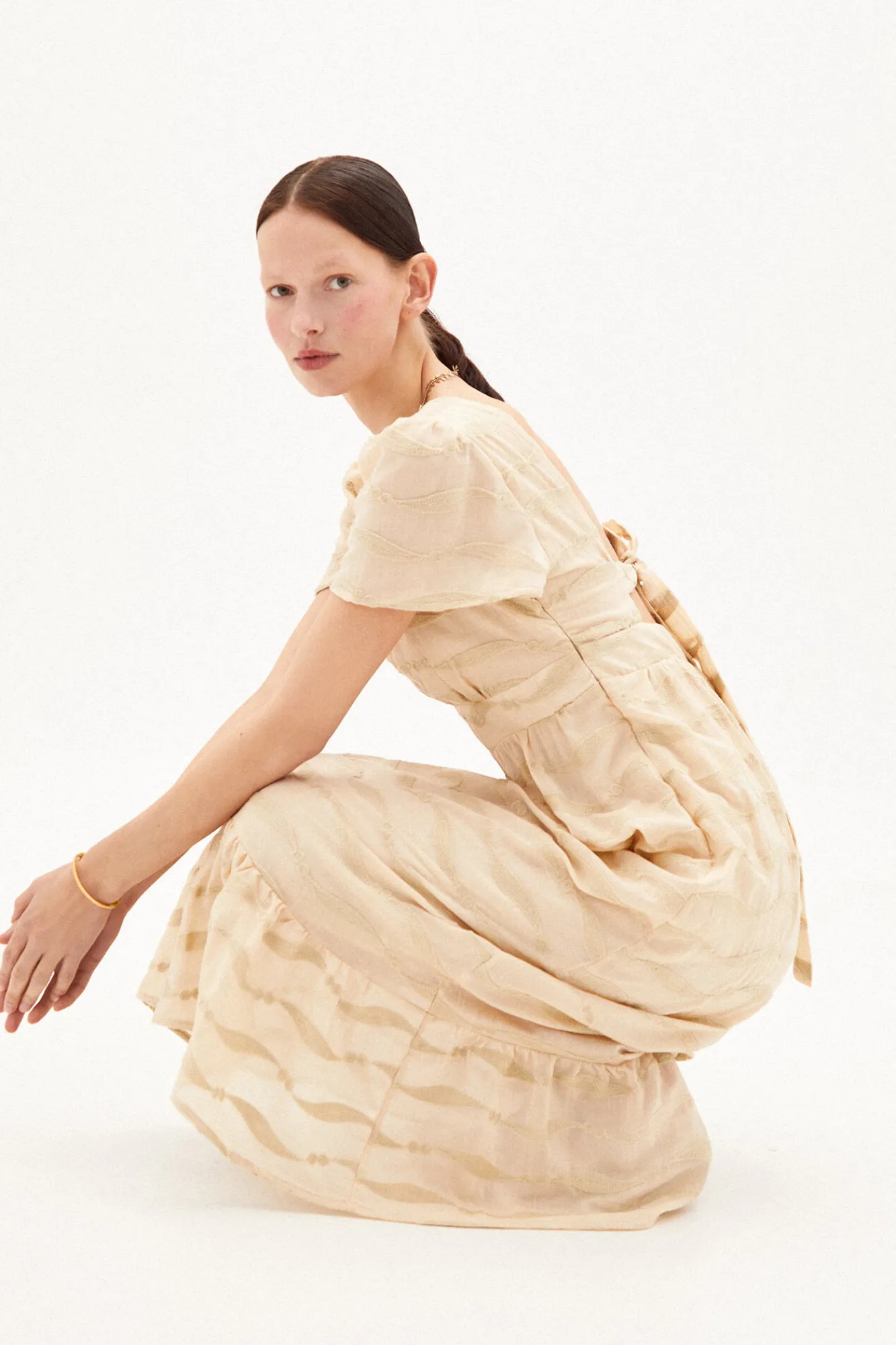Aurora Vestido Midi Bordado^Hoss Intropia Online