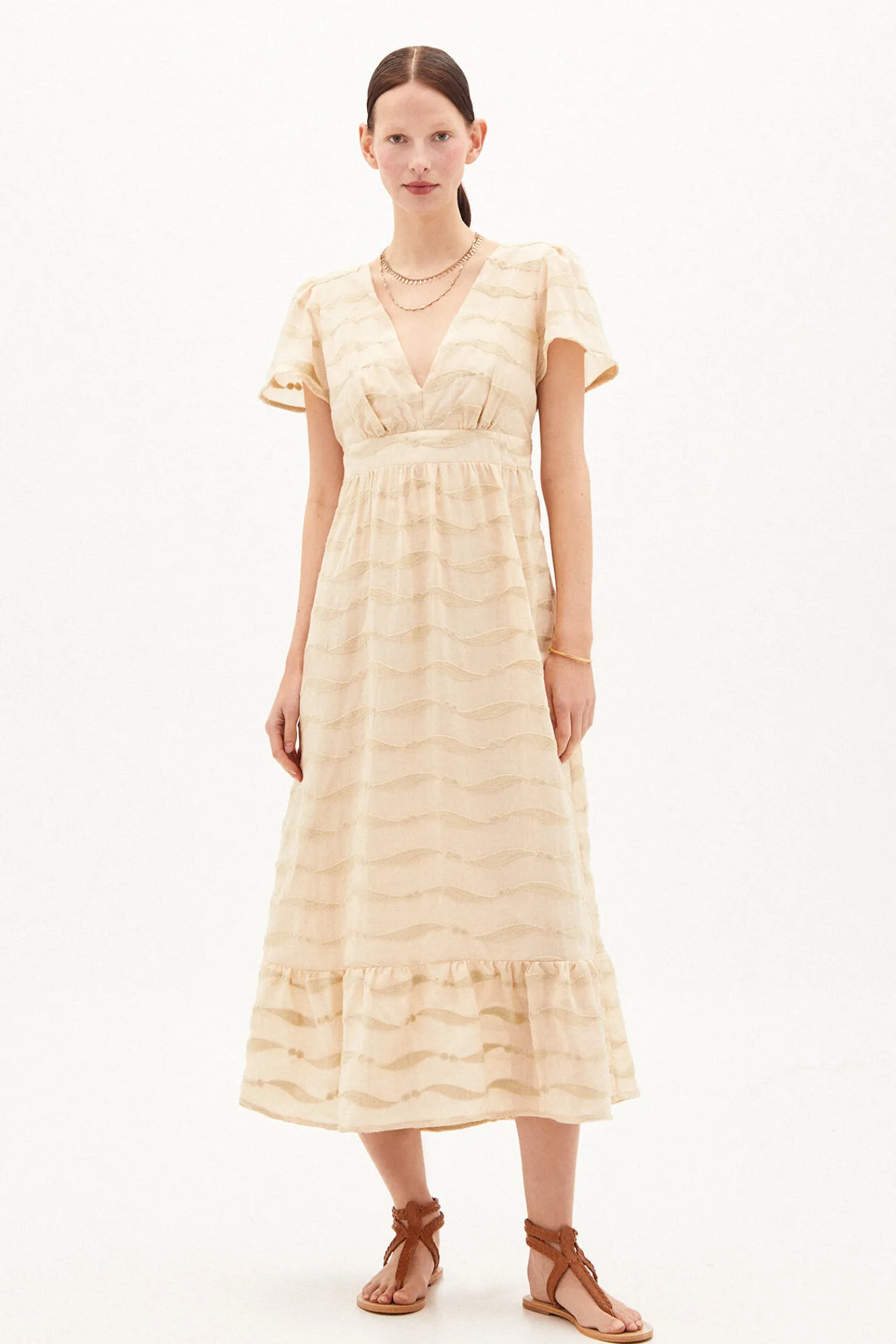 Aurora Vestido Midi Bordado^Hoss Intropia Online