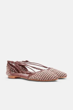 Bailarinas Multicolor De Cordero Trenzado^Lottusse Shop