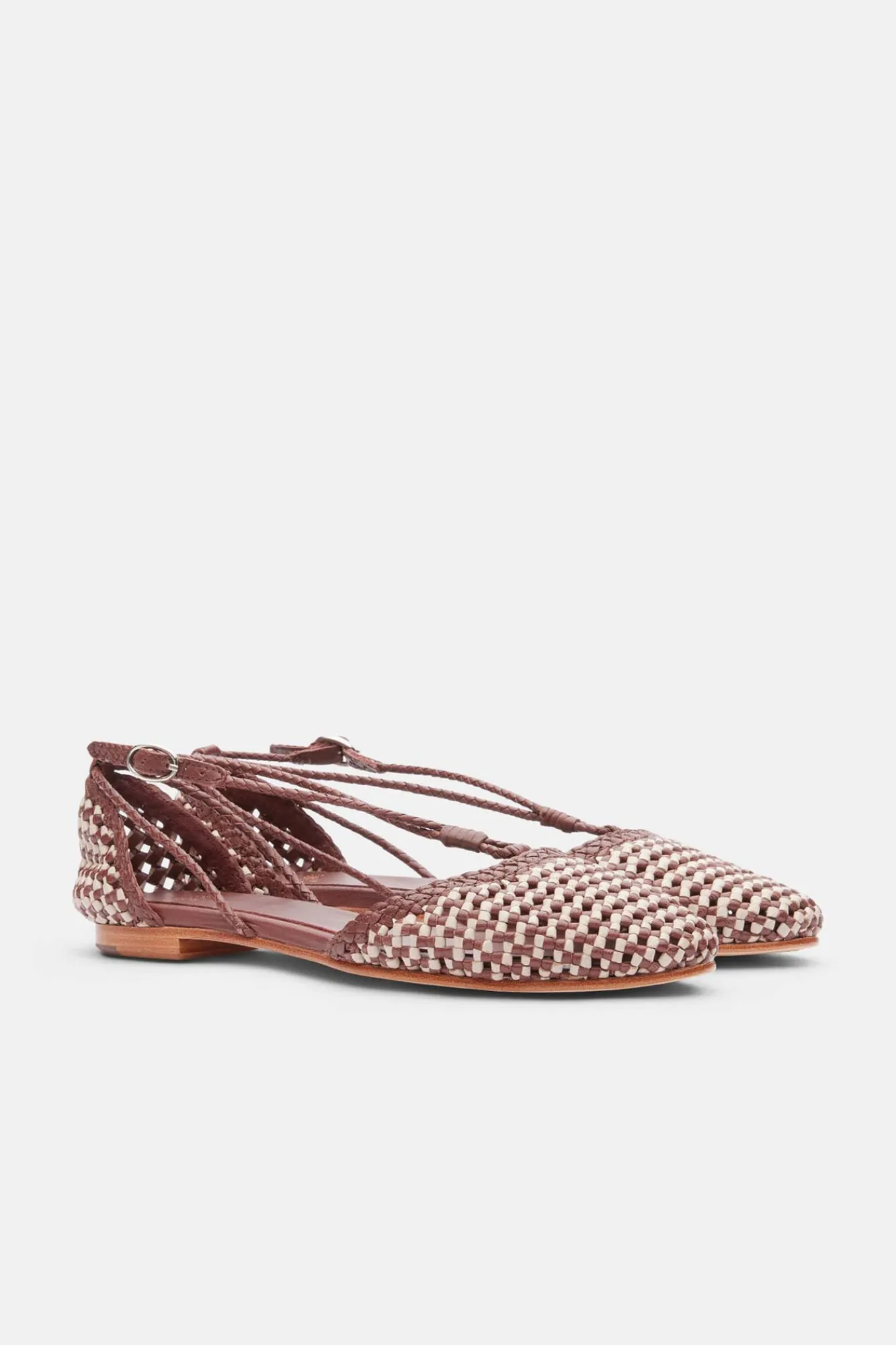 Bailarinas Multicolor De Cordero Trenzado^Lottusse Shop