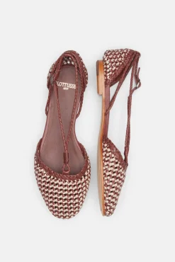 Bailarinas Multicolor De Cordero Trenzado^Lottusse Shop