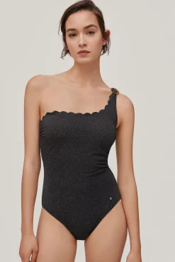 Banador Asimetrico Tejido Lurex Burbuja^Pedro del Hierro Sale