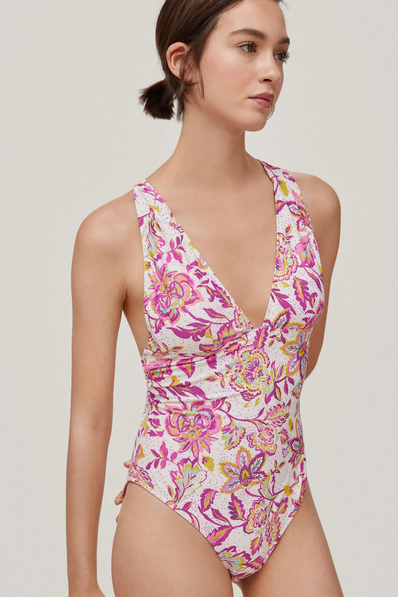 Banador Estampado Espalda Cruzada.^Pedro del Hierro Cheap