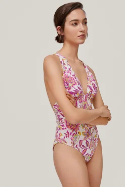 Banador Estampado Espalda Cruzada.^Pedro del Hierro Cheap