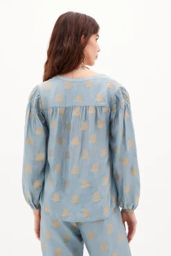 Bela Blusa Fluida Con Lurex^Hoss Intropia Sale