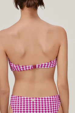 Bikini Top Bandeau En Tejido Vichy^Pedro del Hierro Clearance
