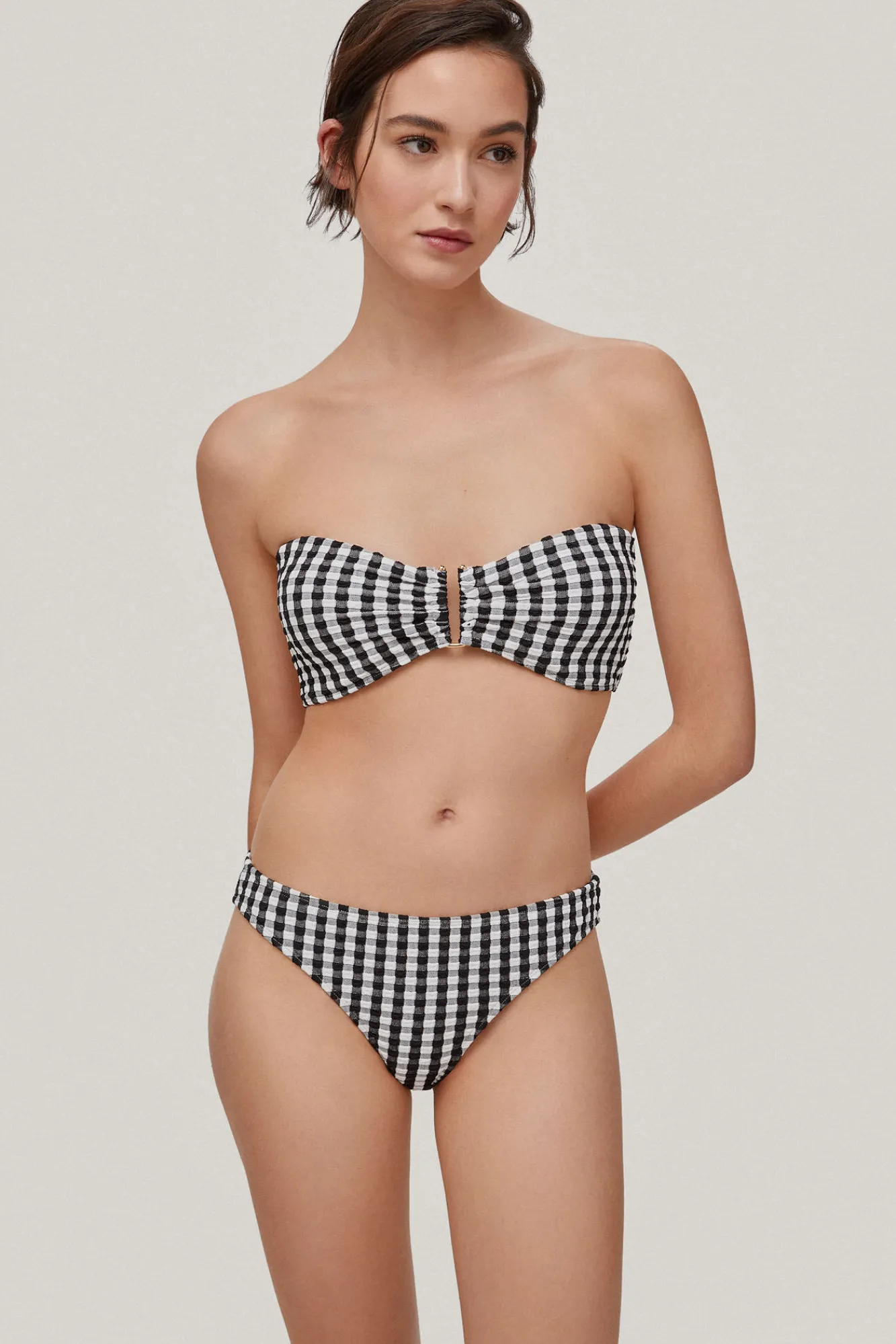 Bikini Top Bandeau En Tejido Vichy^Pedro del Hierro Sale