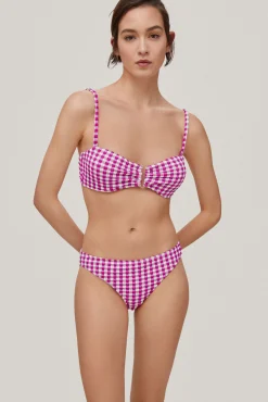 Bikini Top Bandeau En Tejido Vichy^Pedro del Hierro Clearance