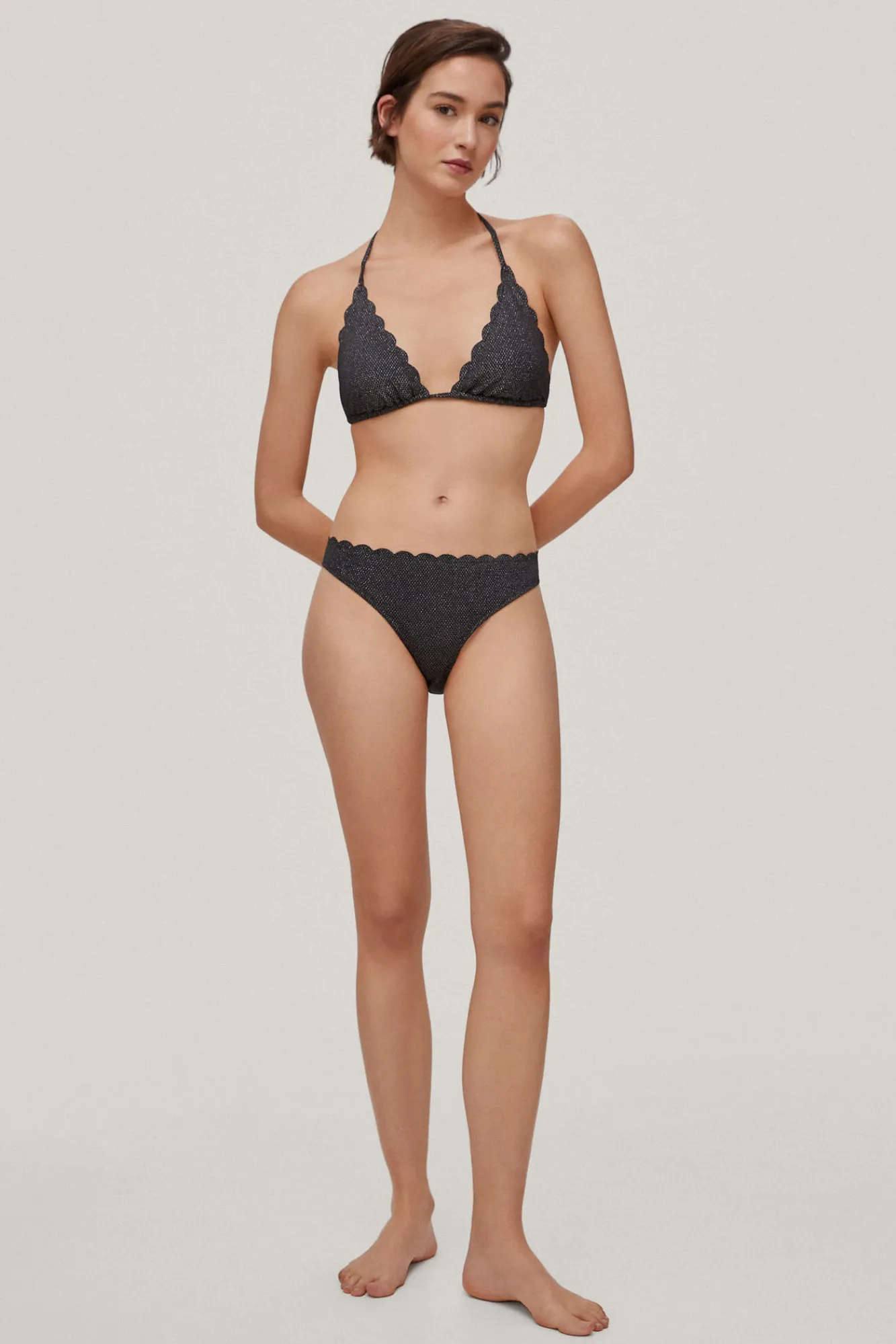 Bikini Triangulo Ondas Tejido Lurex^Pedro del Hierro Clearance