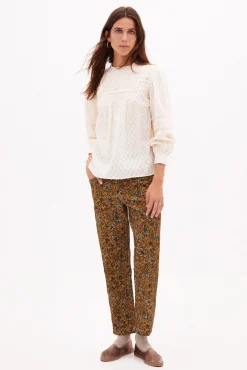 Blanca Blusa Algodon Romantica^Hoss Intropia Discount