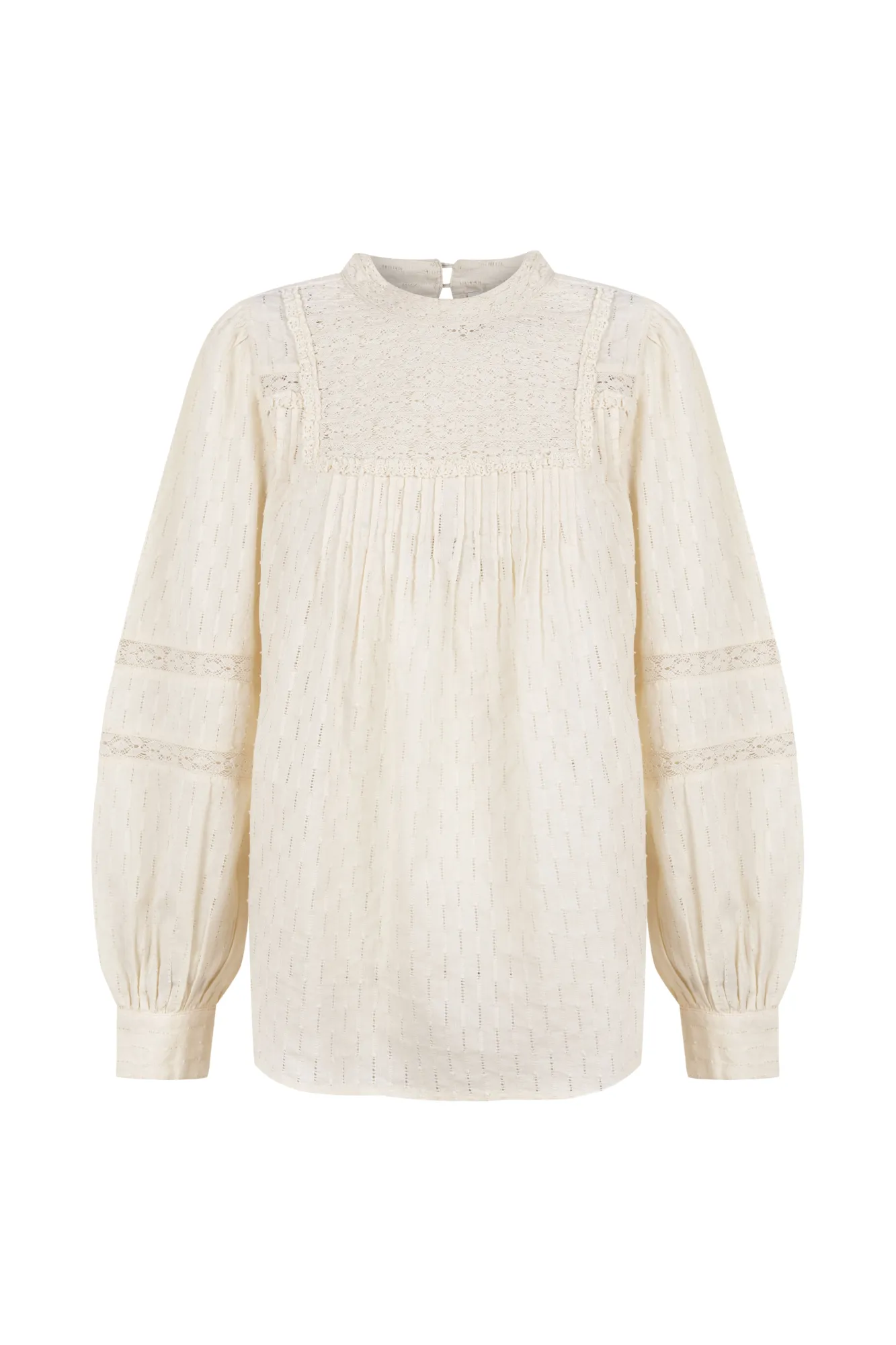 Blanca Blusa Algodon Romantica^Hoss Intropia Discount