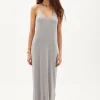 Blanca Vestido De Punto Midi^Hoss Intropia Store