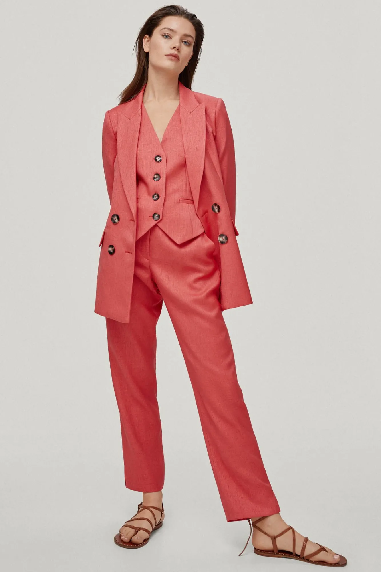 Blazer Cruzada Botones A Contraste.^Pedro del Hierro Hot