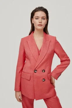 Blazer Cruzada Botones A Contraste.^Pedro del Hierro Hot