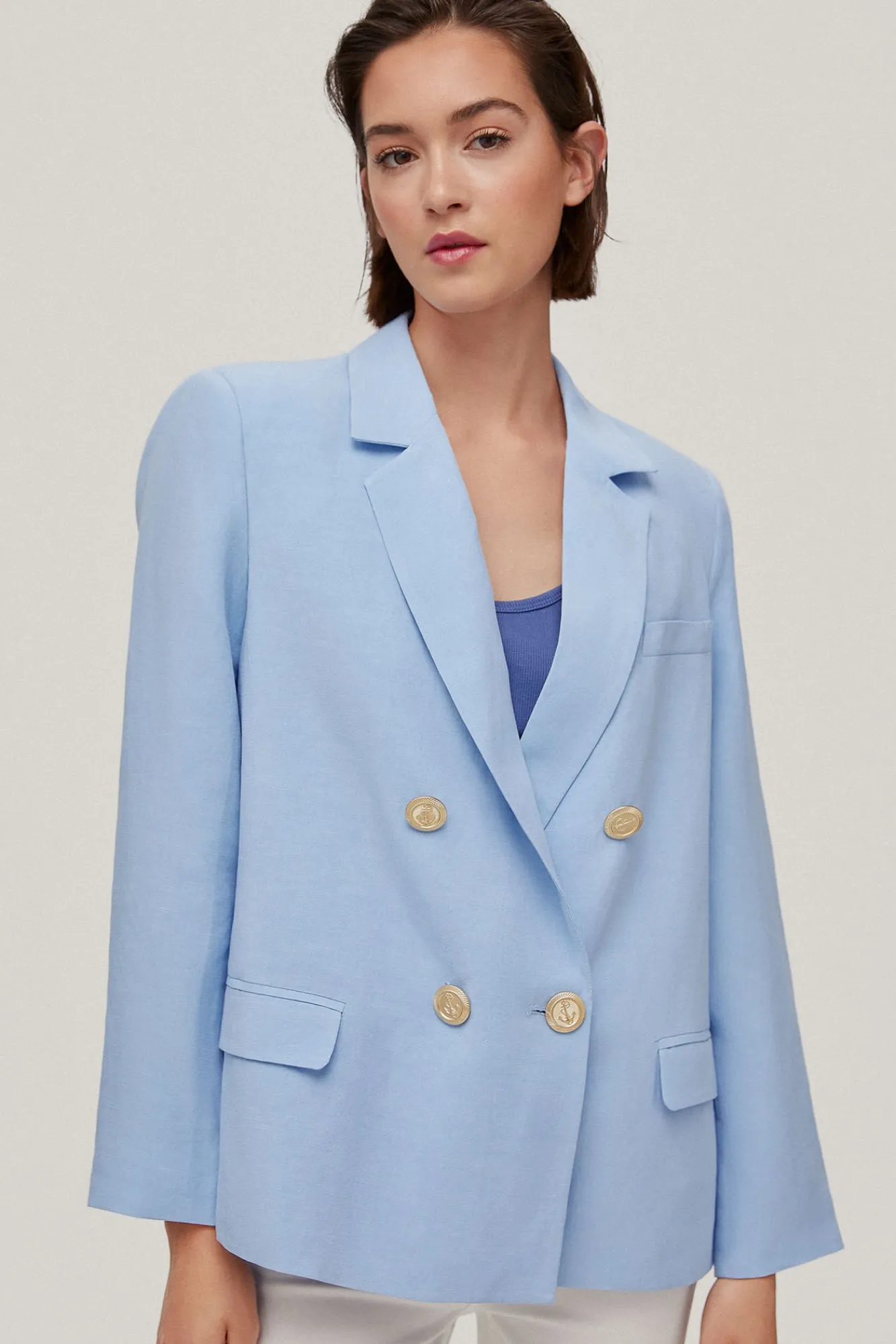 Blazer Cruzada Botones Marineros^Pedro del Hierro Fashion