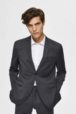 Blazer Slim Con Solapas^Selected Discount