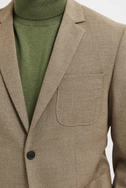 Blazer Slim Fit Elaborada Con Materiales Reciclados^Selected Fashion