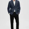 Blazer Slim Fit Estructurada Elaborada Con Materiales Reciclados^Selected New