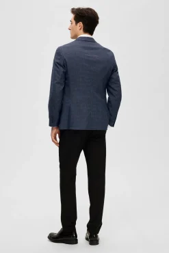 Blazer Slim Fit Estructurada Elaborada Con Materiales Reciclados^Selected New