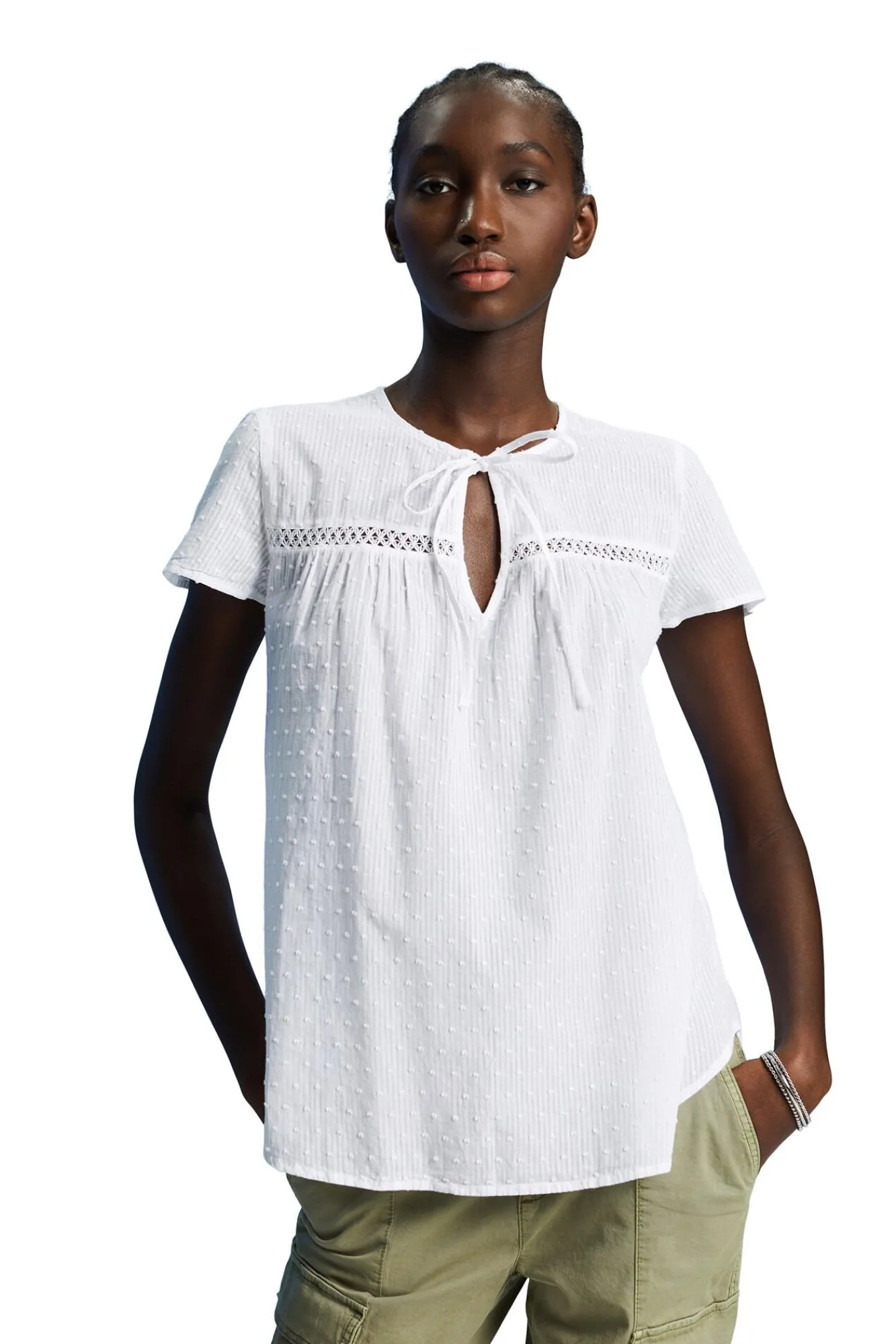 Blusa Algodon Holgada Lazada^Esprit Store