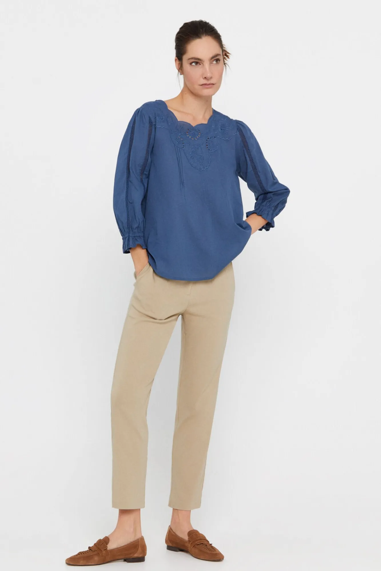 Blusa Bordada^Cortefiel Store