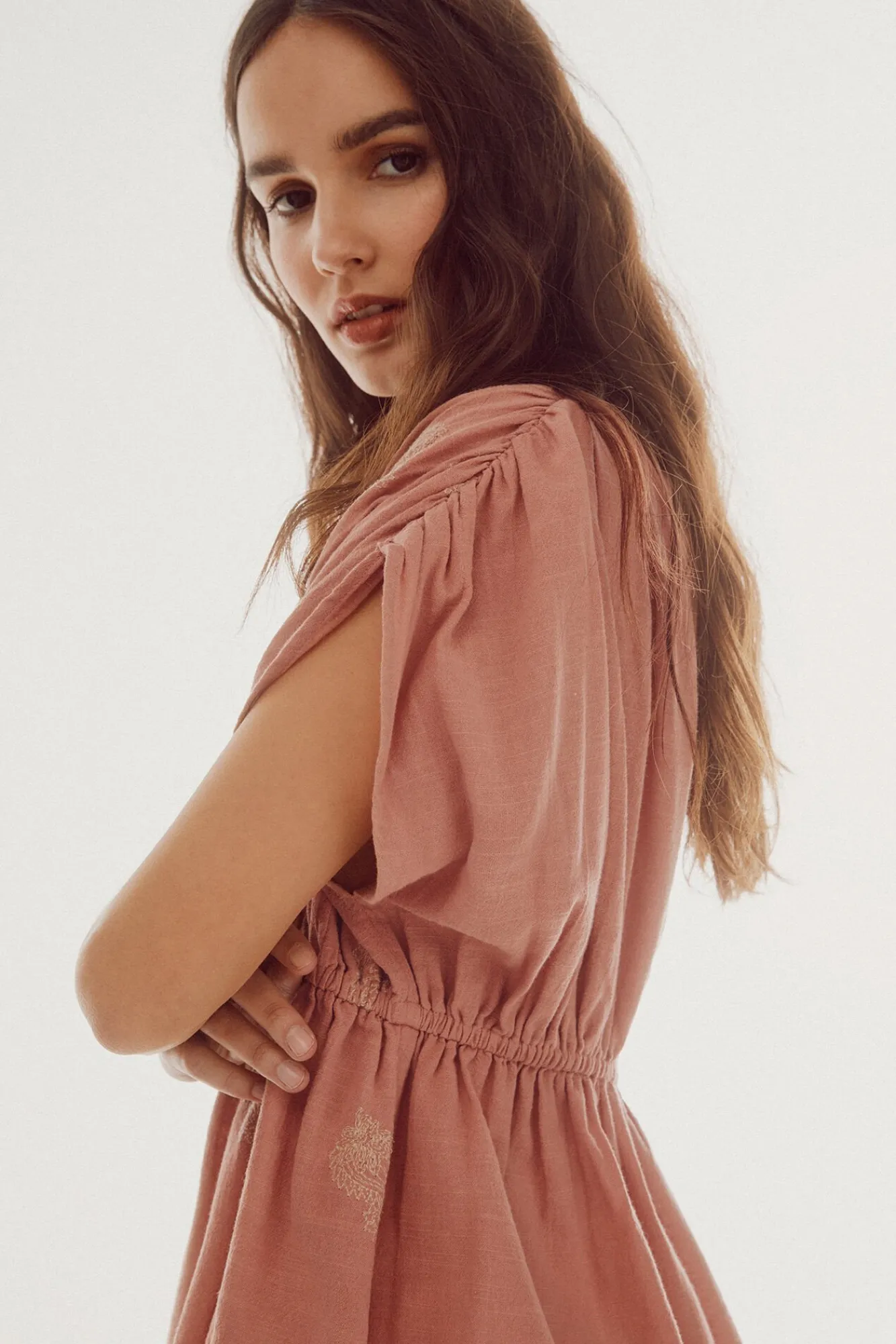 Blusa Bordada A Contraste^Slowlove Fashion