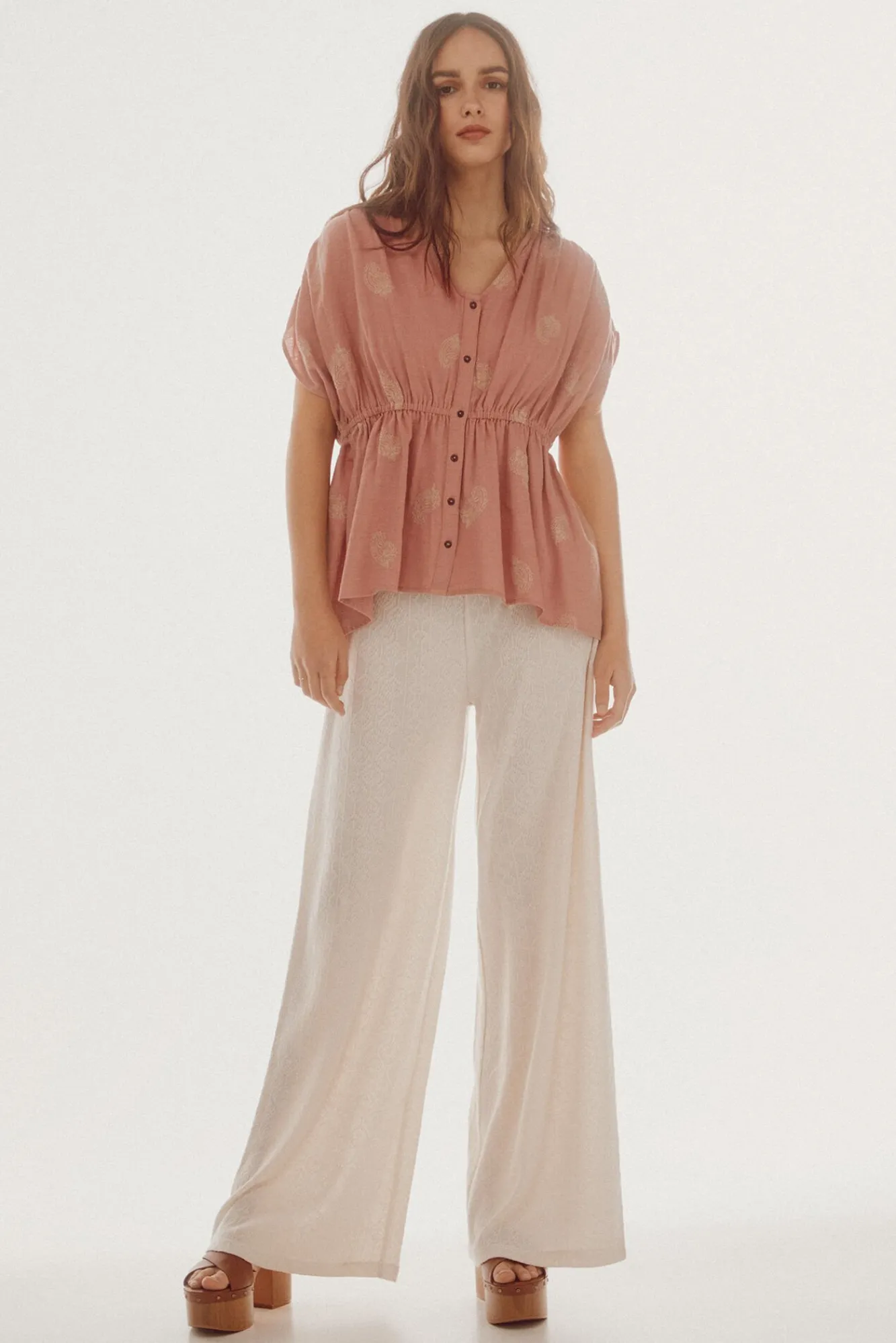 Blusa Bordada A Contraste^Slowlove Fashion