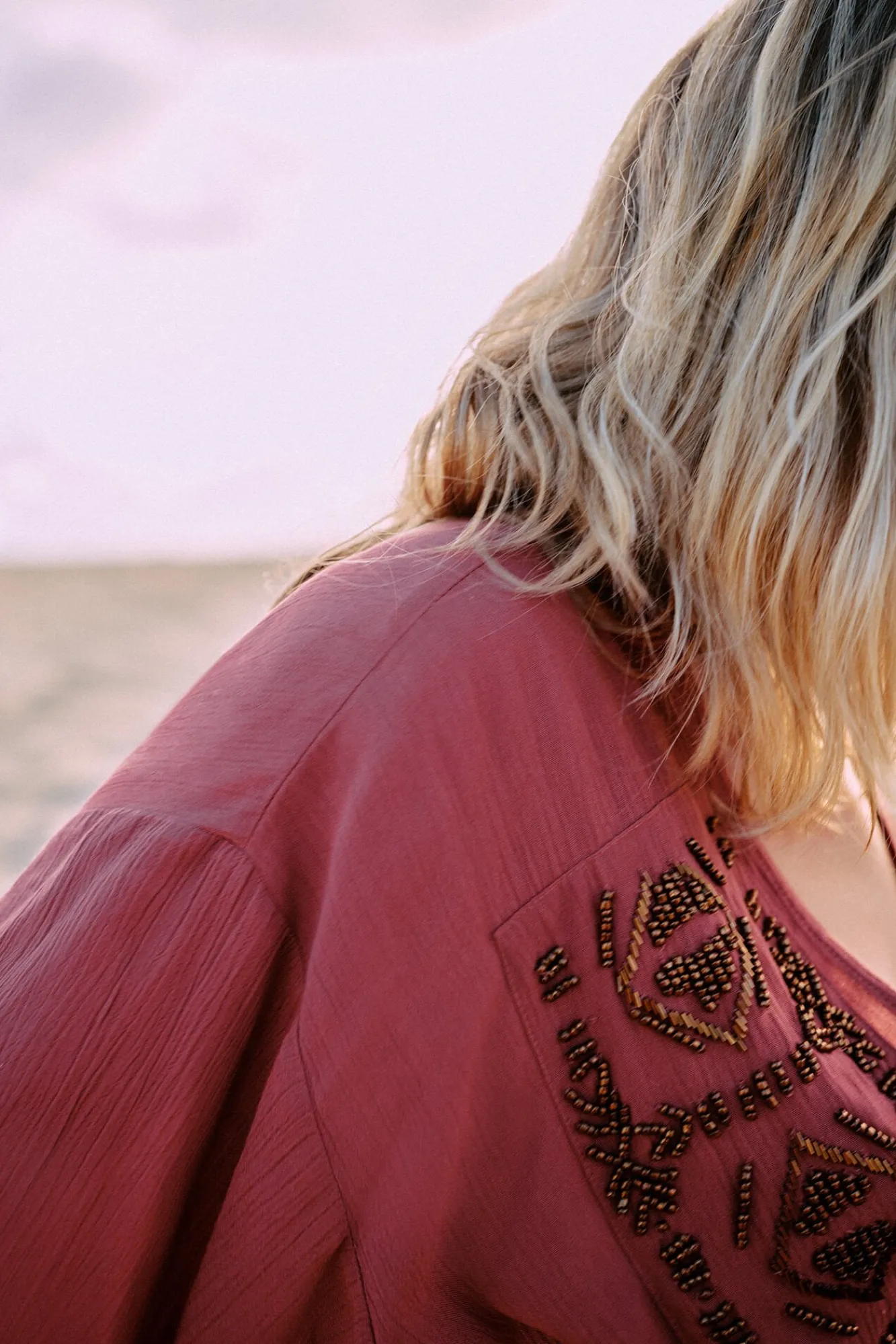 Blusa Bordada Abalorios^Slowlove Outlet
