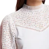 Blusa Bordada Viscosa Cuello Perkins^Esprit Best