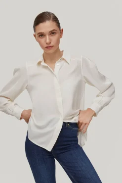 Blusa Camisera Satinada^Pedro del Hierro Online
